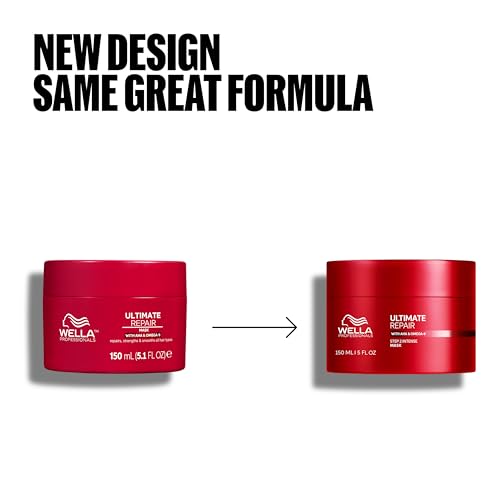 Wella Professionals Ultimate Repair tiefenwirksame Haarmaske – Haarpflege für kaputtes Haar mit AHA und Omega 9 – reparierende Haarkur für strapaziertes Haar – 150 ml